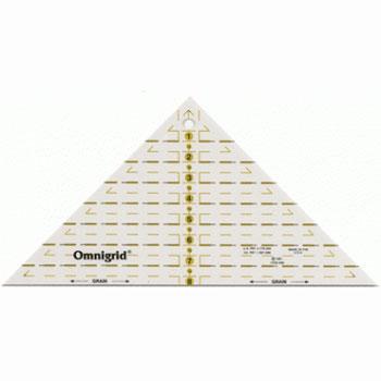 Omnigrid 8" Â¼ Square Quick Triangle Ruler 98