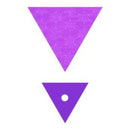 Crossover Equilateral Triangle Set of 2 Dies  (Finished 1½")