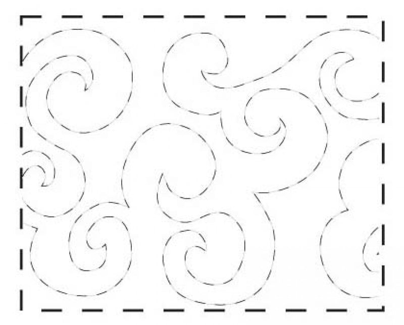 Quilting Made Easy 9½" Waves  26' Roll