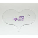 Quilter's Rule 3/16" Mini Heart 4" x 5"