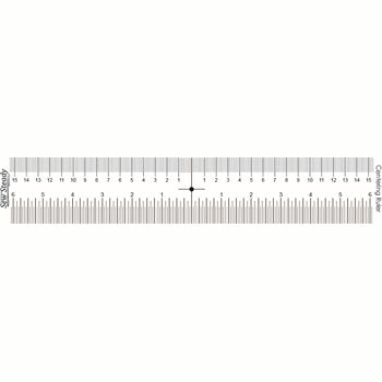 Sew Steady Centering Static Cling Ruler 2" x 13"