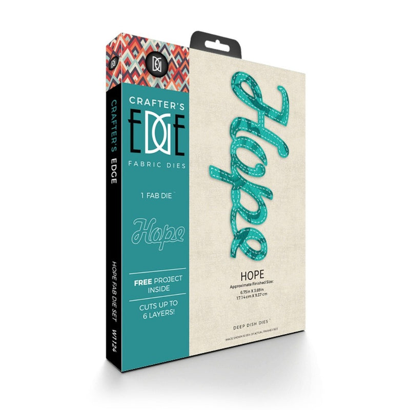 Crafters Edge Hope Single Fabric Cutting Die