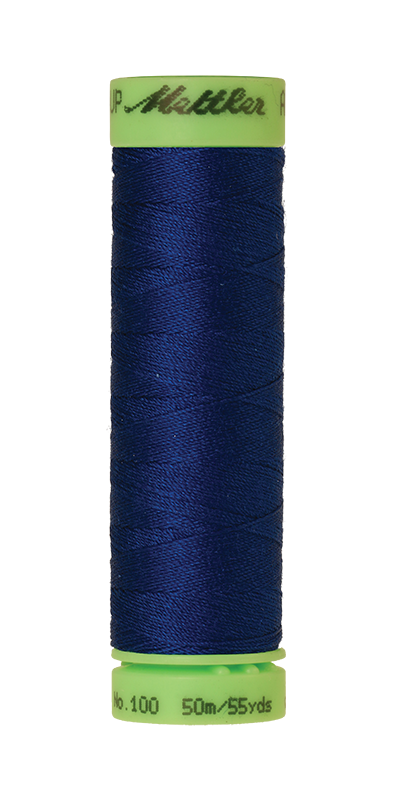 Mettler Amanda Thread 100/3 50m 100% Silk 0816 Royal Navy