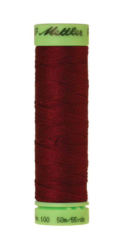 Mettler Amanda Thread 100/3 50m 100% Silk 0918 Cranberry