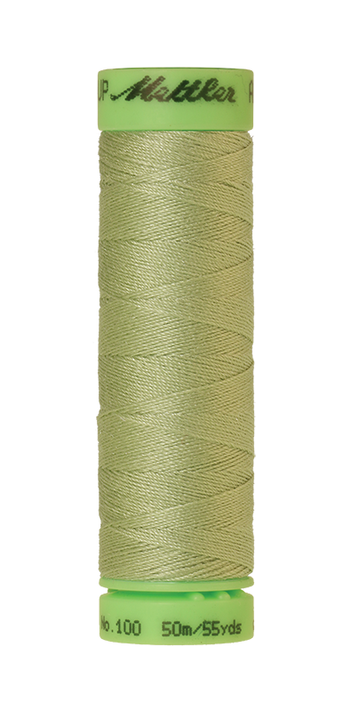 Mettler Amanda Thread 100/3 50m 100% Silk 1098 Kiwi
