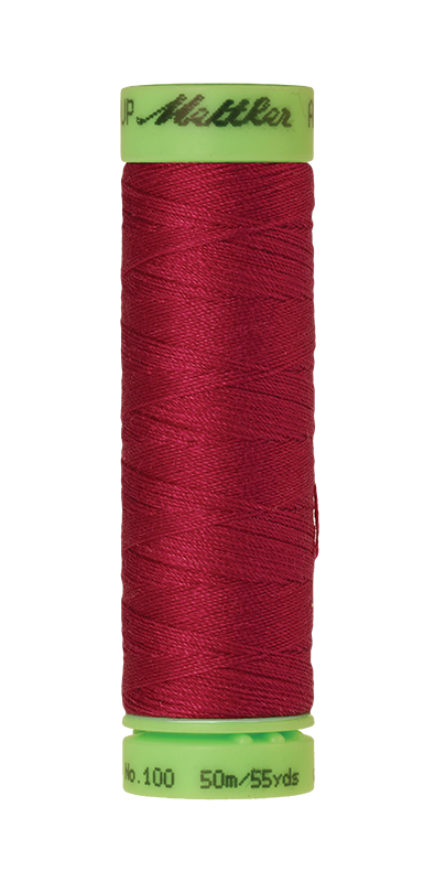 Mettler Amanda Thread 100/3 50m 100% Silk 1422 Bright Ruby