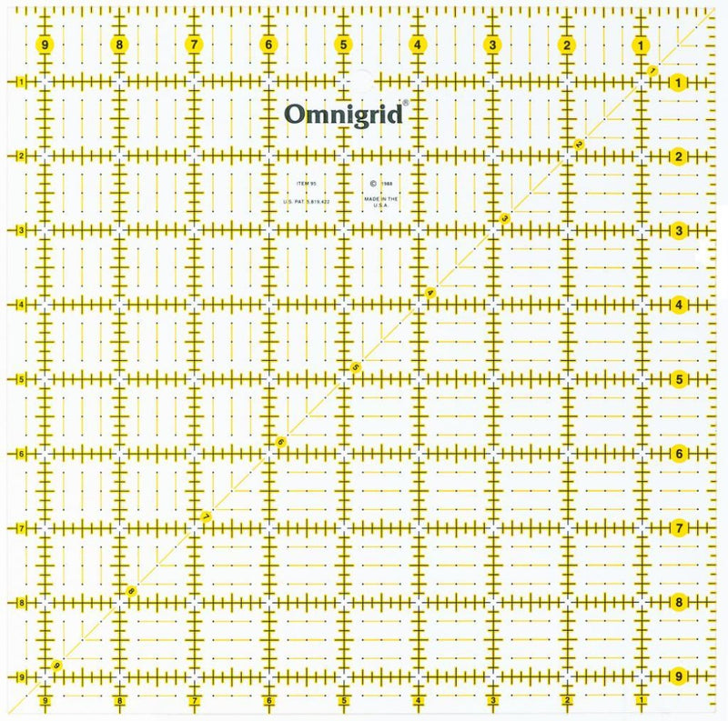 Omnigrid 9½" Square Ruler