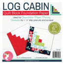 It's Sew Emma Log Cabin Foundation Paper
