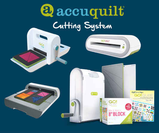 AccuQuilt fabric cutting system – machines, dies and accessories available at Quilt Direct