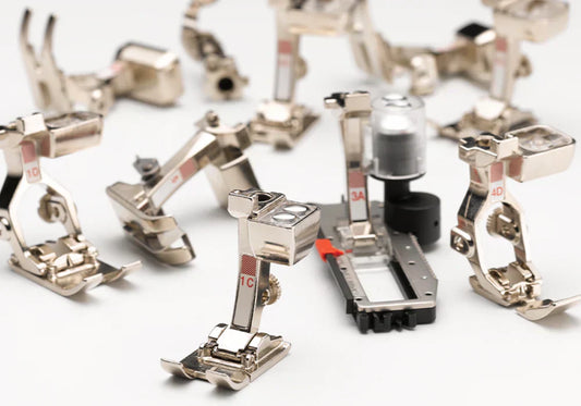 BERNINA presser feet precision-engineered in Switzerland for sewing machines