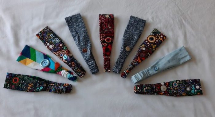 Buttoned Headbands for Facemasks