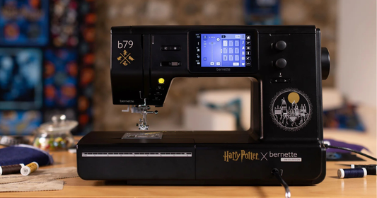 A Stitch in Time at Hogwarts: Creating a Harry Potter Shirt with the Bernette b79 Special Edition