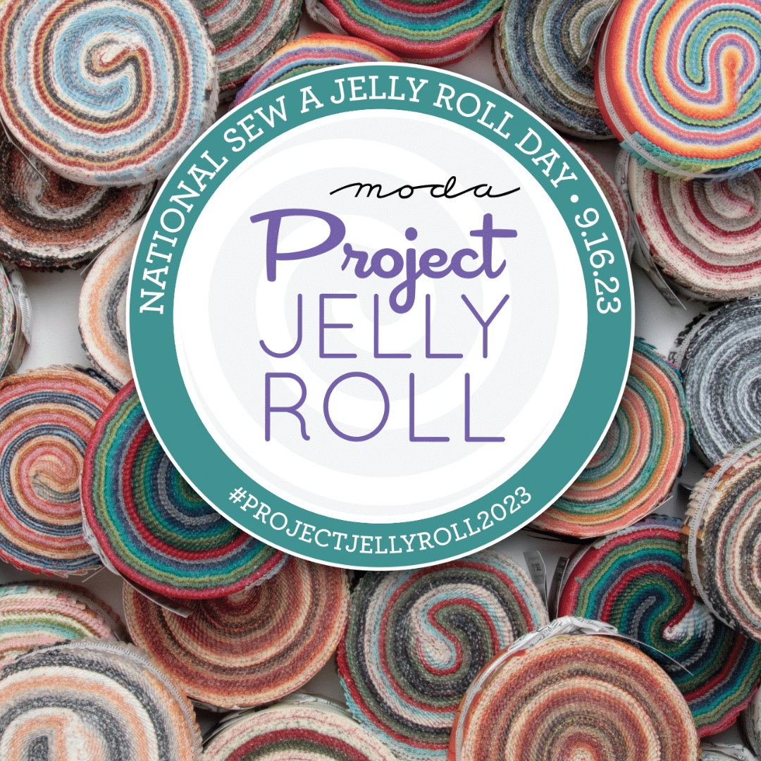 Sew A Jelly Roll Day 2023 - Project Jelly Roll patterns from Moda Fabrics