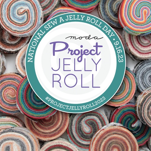Sew A Jelly Roll Day 2023 - Project Jelly Roll patterns from Moda Fabrics