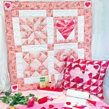Preparing for Valentine's Day in the Bernina Studio
