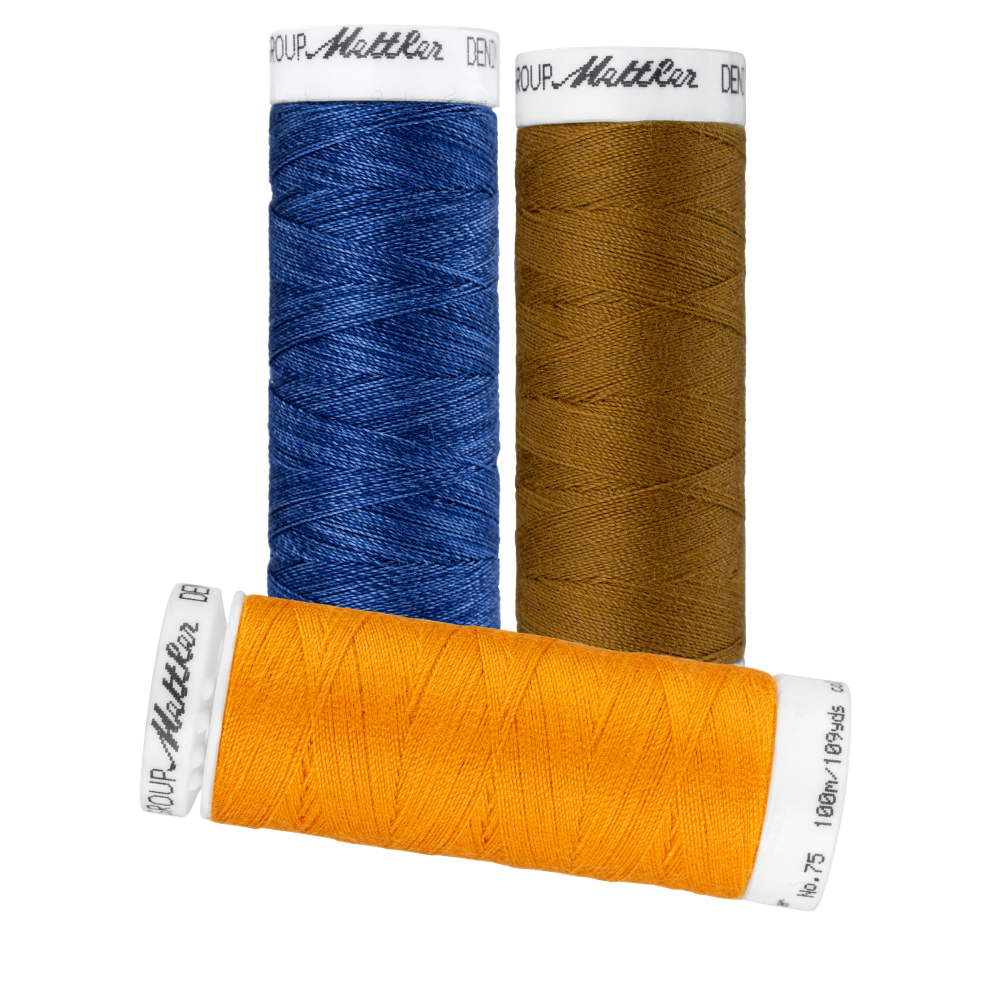 Mettler Denim Doc 75 47/2 100m 70% Polyester 30% Cotton