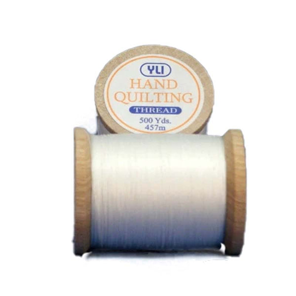 YLI YLI Cotton Hand Quilting Thread, 002 Ecru, 40wt, 3 ply, 500 yd spool