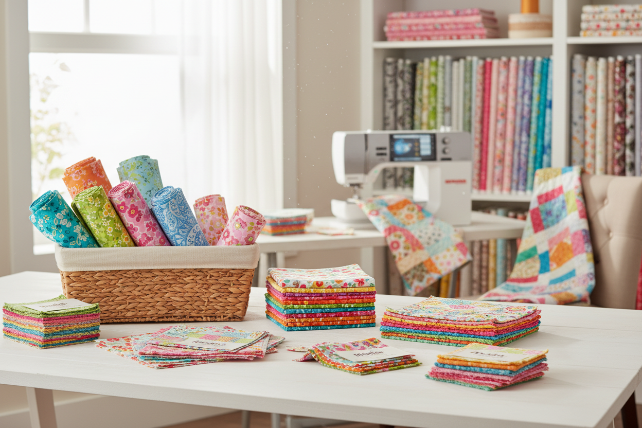 Pre-cut fabrics collection banner