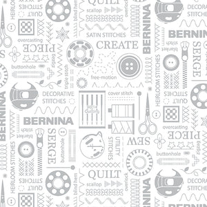 Benartex Bernina Exclusive Parts -Cloud