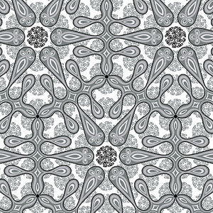 Benartex Botanica Medallion Gray 0.5m