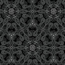 Benartex Botanica Medallion Charcoal 0.5m