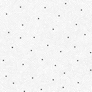 Benartex Botanica Swirls White 0.5m