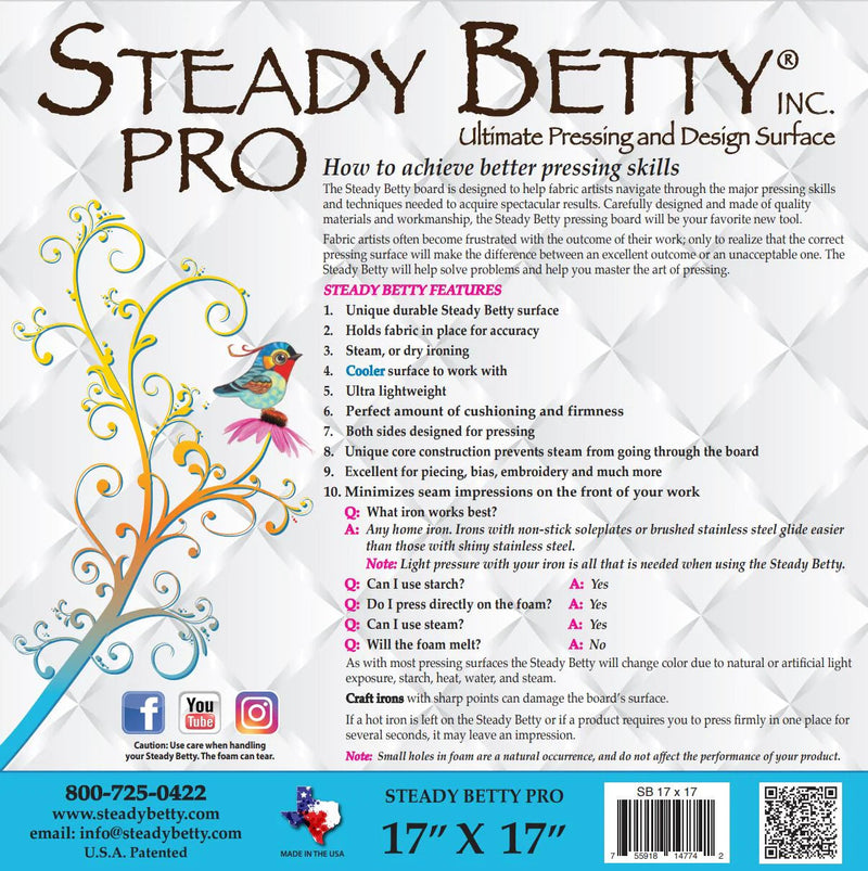 Steady Betty Pro Pressing & Design Boards