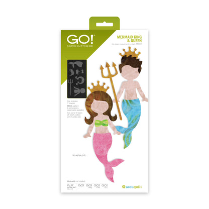 Accuquilt GO! Mermaid King & Queen