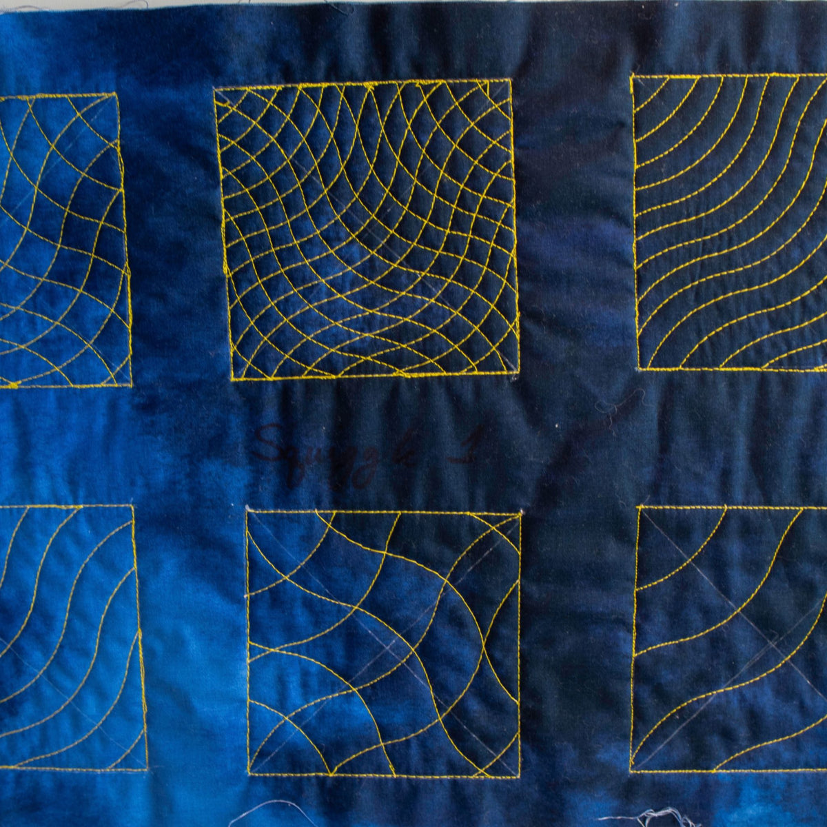 Quilter's Rule ⅛" Squiggle Tool 1 -quilt sample