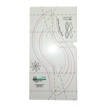 Quilter's Rule 1/8" Inside S Shape