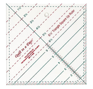 Quilt In A Day Triangle Square Up Ruler 6½"