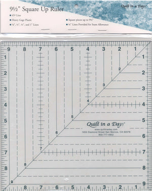 Quilt In A Day Square Up Ruler 9½"