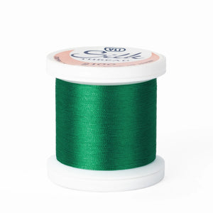 YLI Silk #100 Thread 200m Bright Green 222