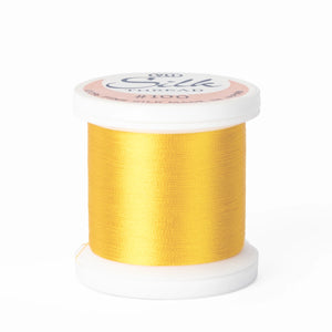 YLI Silk #100 Thread 200m Bright Yellow 229