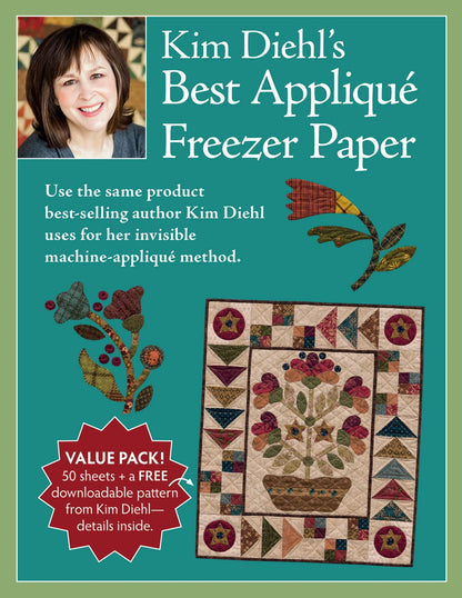 Kim Diehl's Applique Freezer Paper 50 Sheets 8½" x 11"