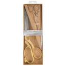 Milward Gift Set Dressmaking Scissors 25cm & Embroidery Scissors 11½ cm - Gold