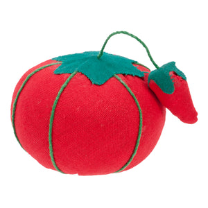 Milward Tomato Pin Cushion/Needle Store with Sharpener