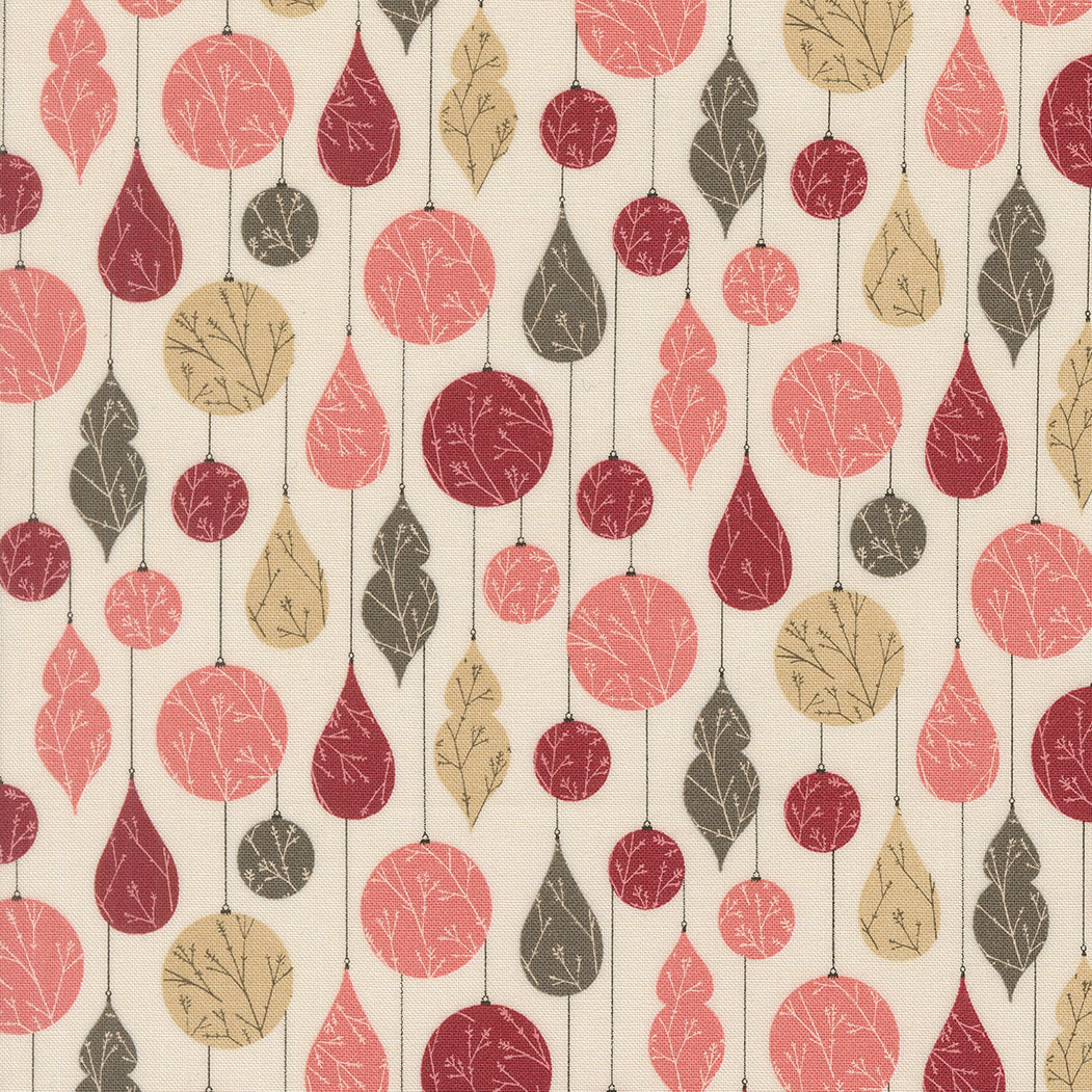Gingerbread Lane patterned cotton quilting fabric by Moda