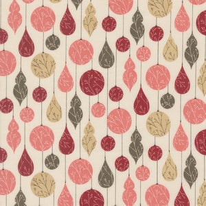 Gingerbread Lane patterned cotton quilting fabric by Moda