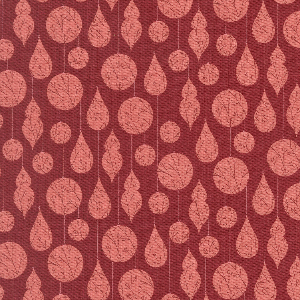 Gingerbread Lane patterned cotton quilting fabric by Moda