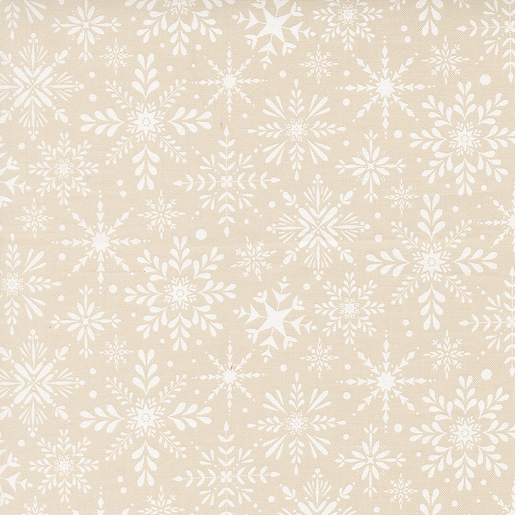 Gingerbread Lane patterned cotton quilting fabric by Moda