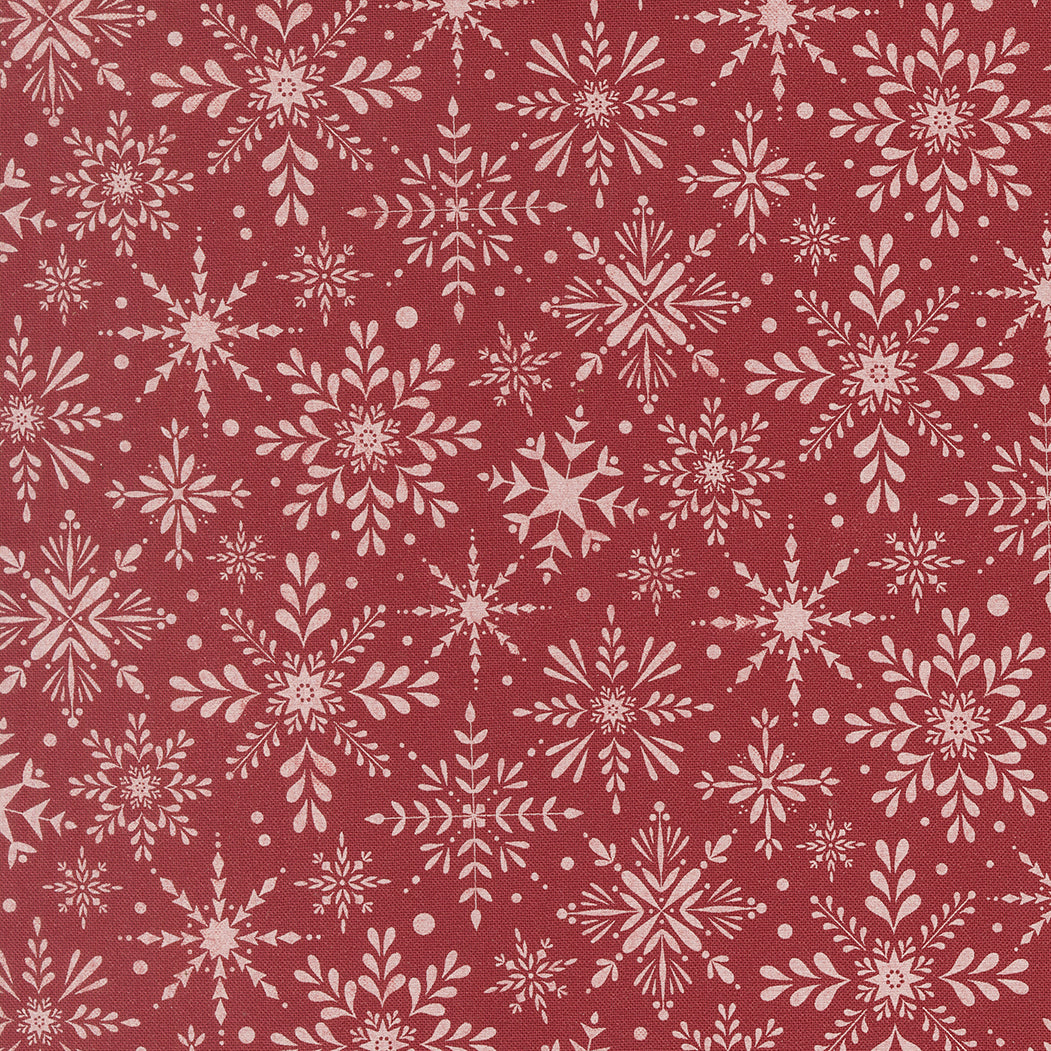 Gingerbread Lane patterned cotton quilting fabric by Moda