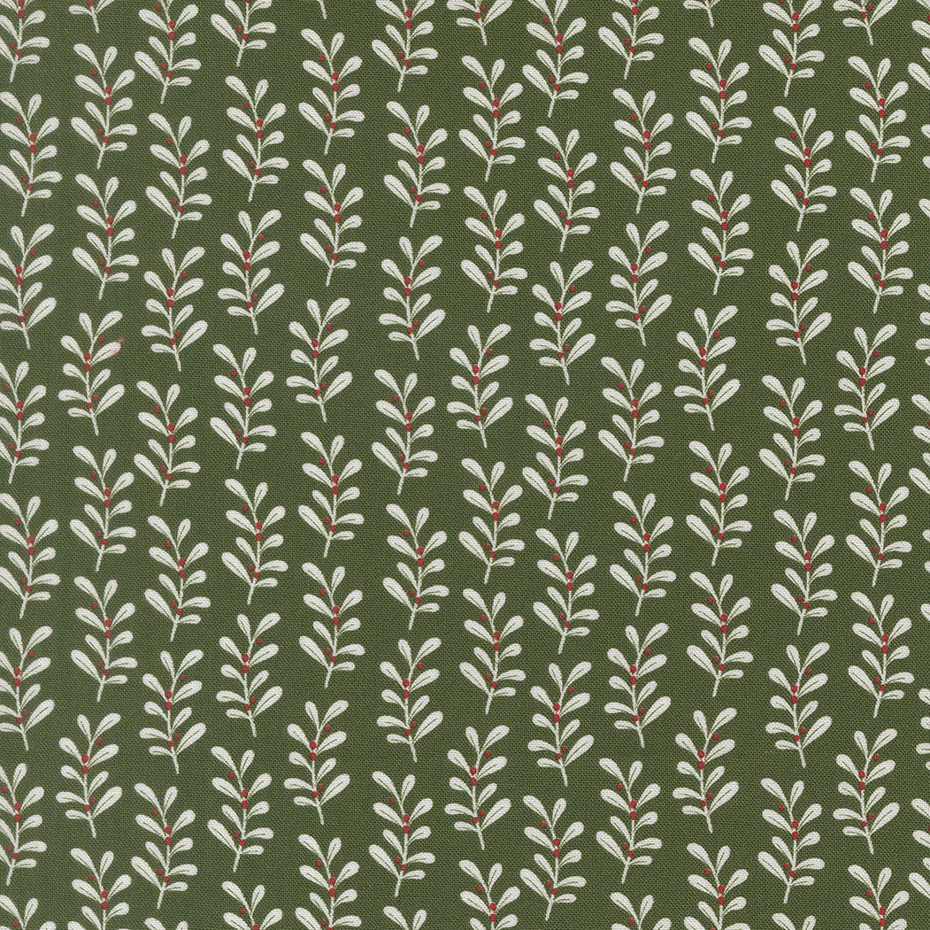 Gingerbread Lane patterned cotton quilting fabric by Moda