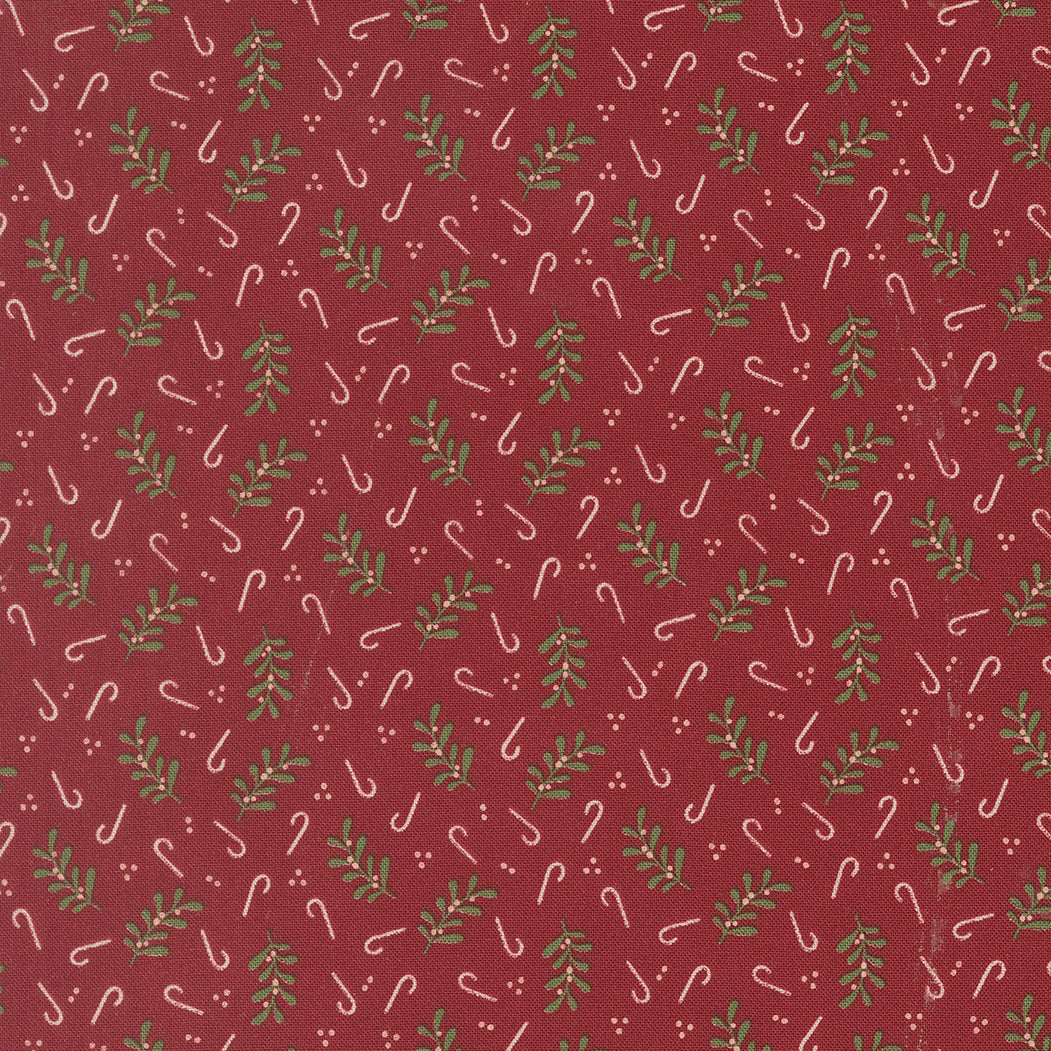 Gingerbread Lane patterned cotton quilting fabric by Moda