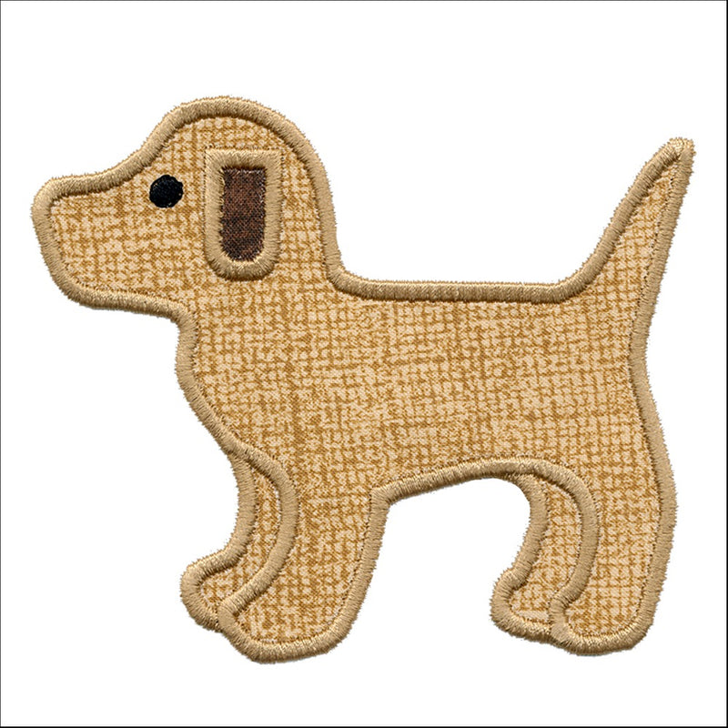 V-Stitch Designs Gingham Dog set -Digital Download