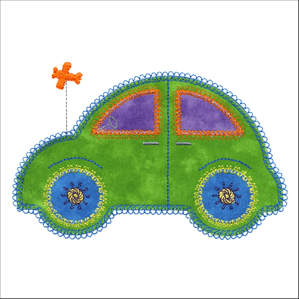 Cute Cars set 2 -Digital Download - craft pattern by V-Stitch Designs - in use