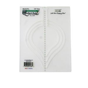 Quilter's Rule ⅛" Nested Flame Petal Set of 4