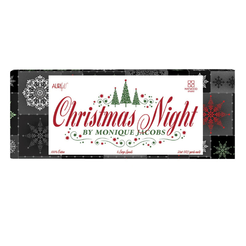 Aurifil Christmas Night Thread Collection 50wt