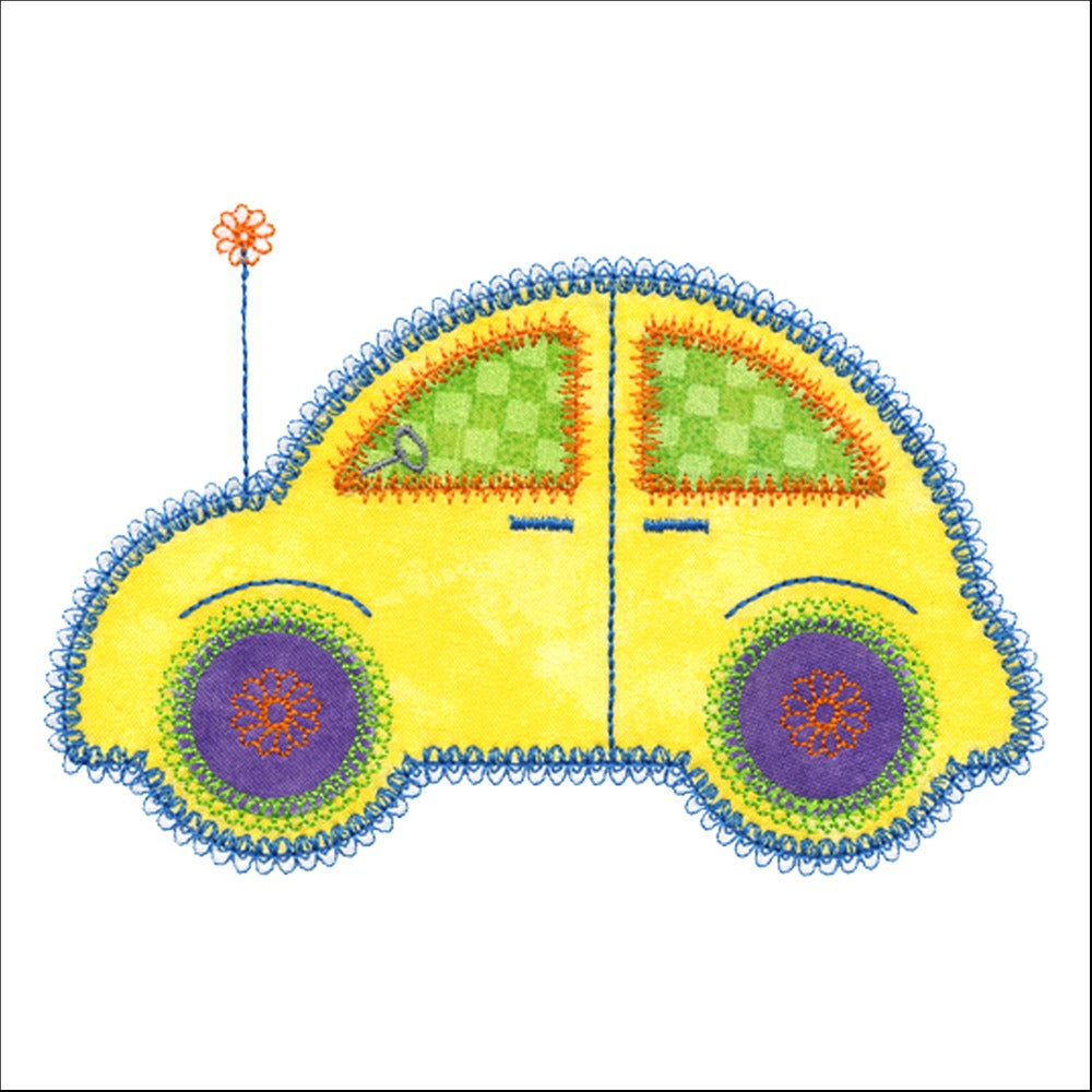 Cute Cars set 2 -Digital Download - craft pattern by V-Stitch Designs - in use