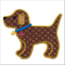 V-Stitch Designs Gingham Dog set -Digital Download